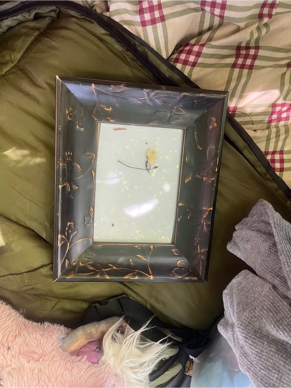Hobby Lobby Black Frame with Gold Distress Accents